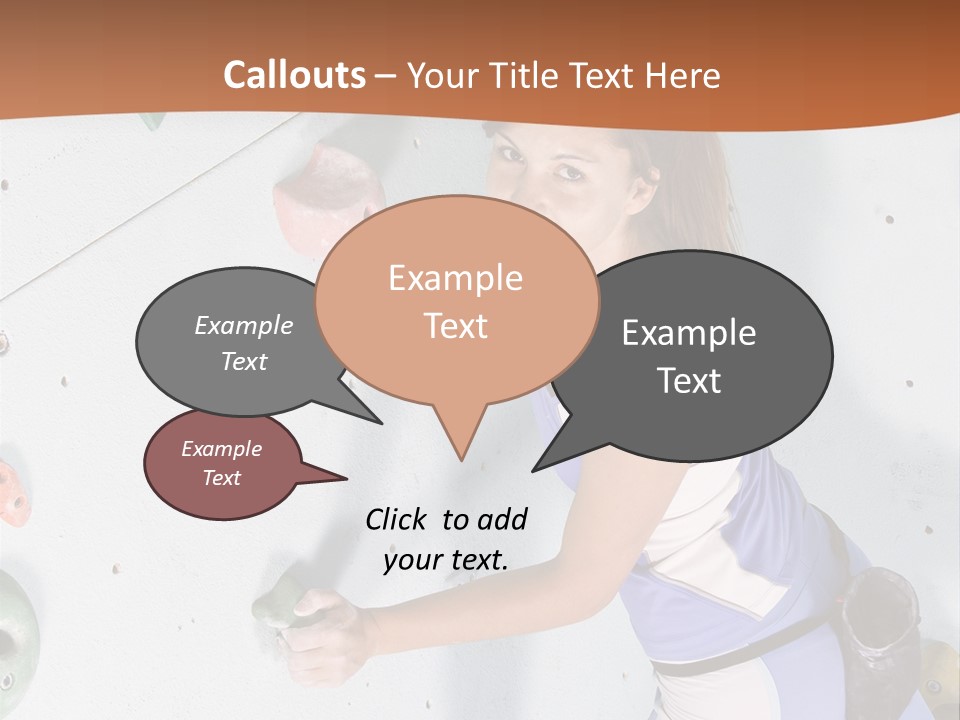 Girl Risk Wall PowerPoint Template