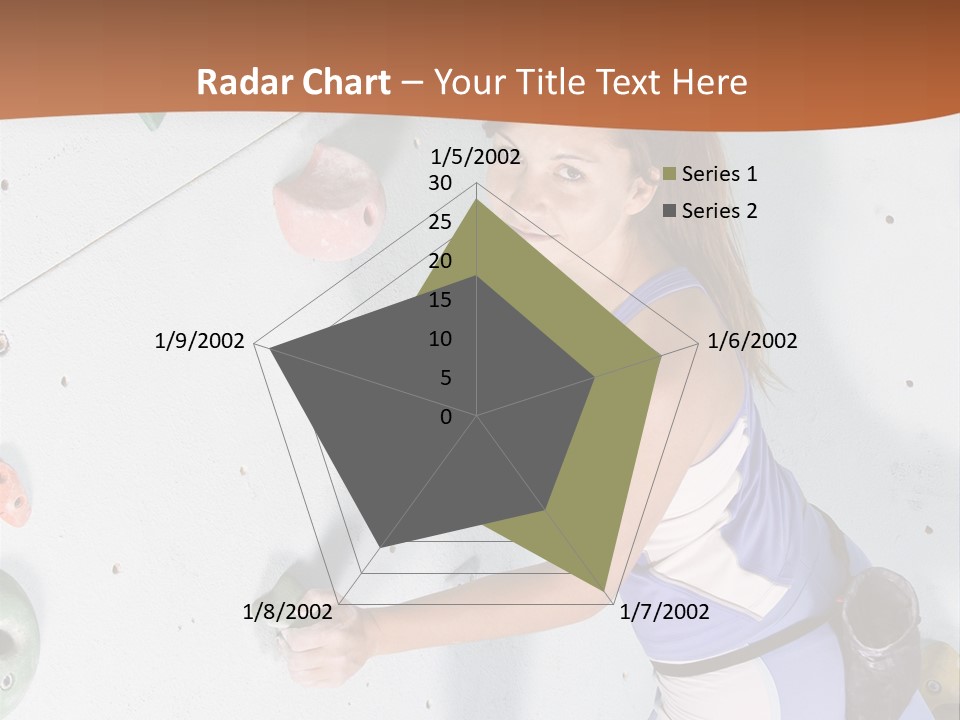 Girl Risk Wall PowerPoint Template