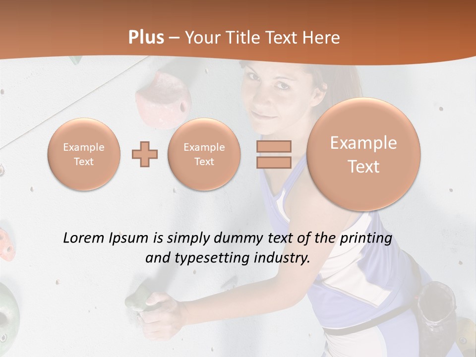 Girl Risk Wall PowerPoint Template