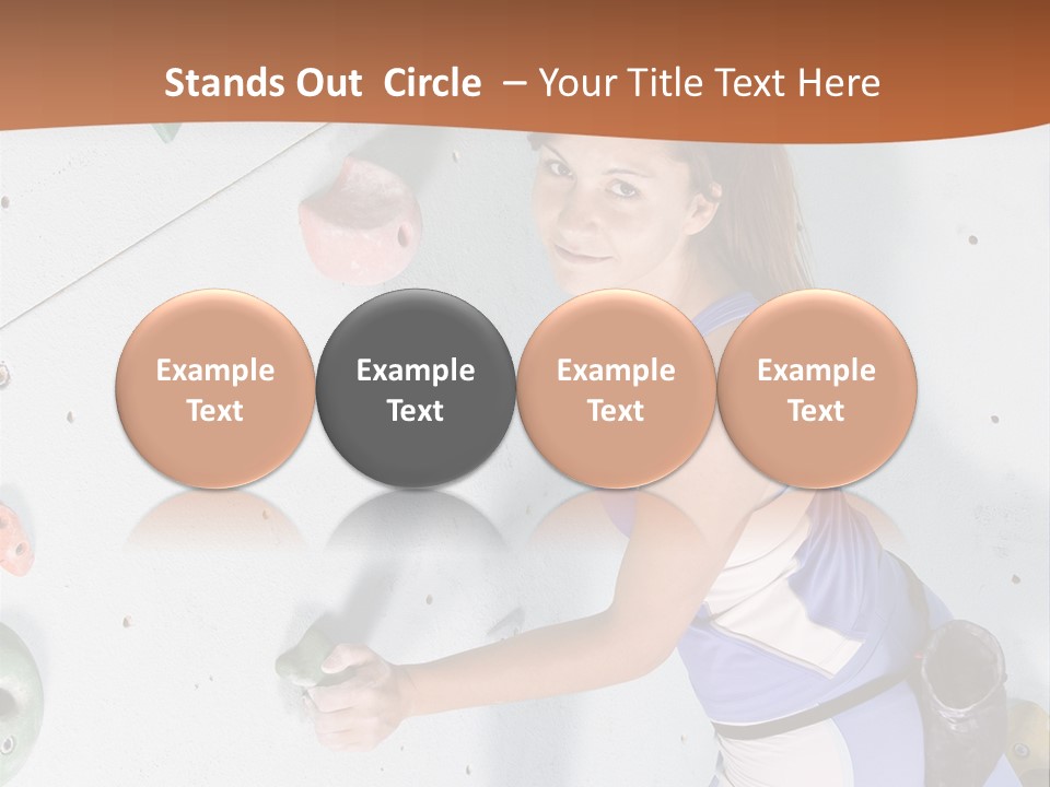 Girl Risk Wall PowerPoint Template