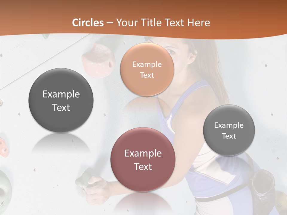 Girl Risk Wall PowerPoint Template