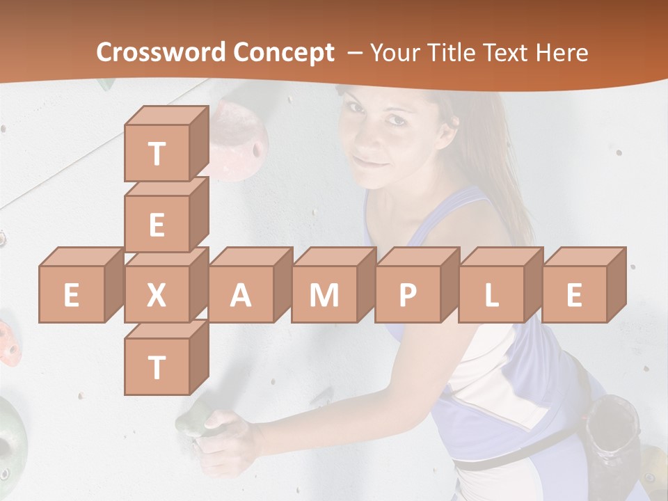 Girl Risk Wall PowerPoint Template