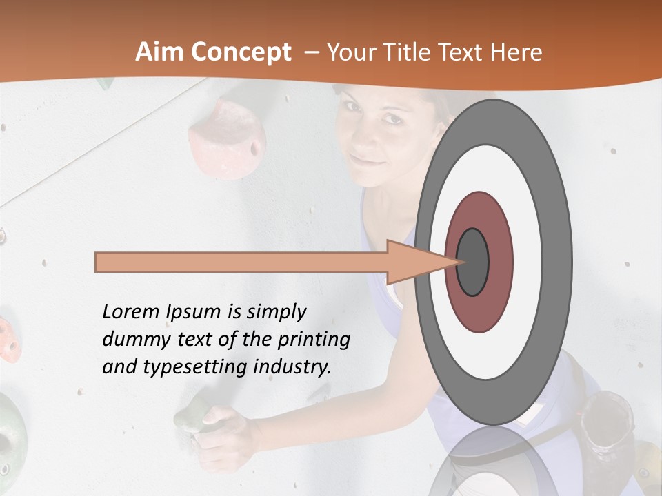 Girl Risk Wall PowerPoint Template