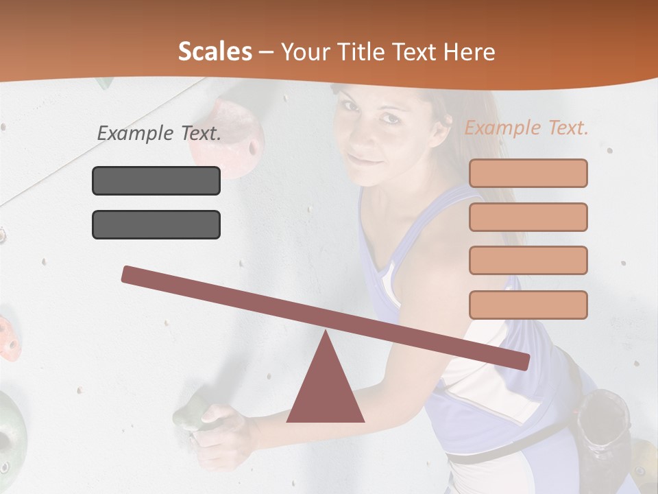 Girl Risk Wall PowerPoint Template