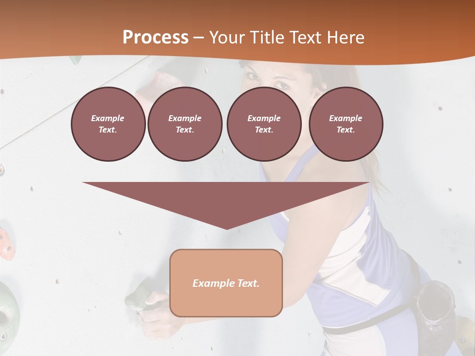 Girl Risk Wall PowerPoint Template