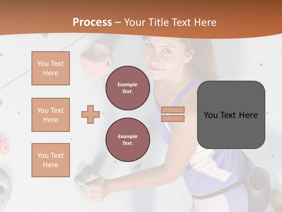 Girl Risk Wall PowerPoint Template