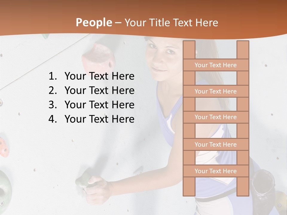 Girl Risk Wall PowerPoint Template