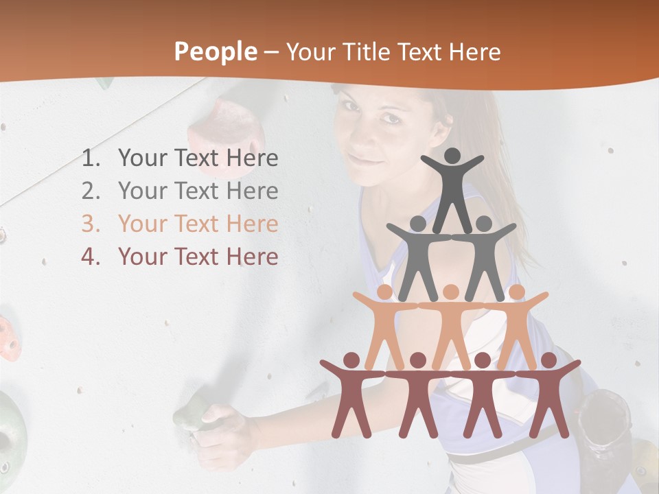 Girl Risk Wall PowerPoint Template