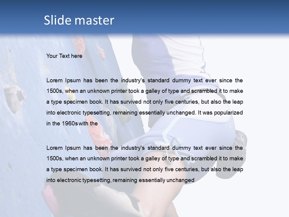 Rock Workout Rescue PowerPoint Template