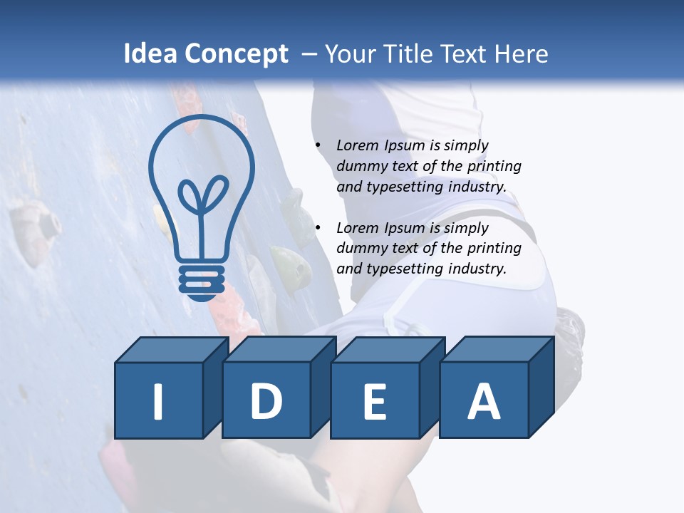 Rock Workout Rescue PowerPoint Template