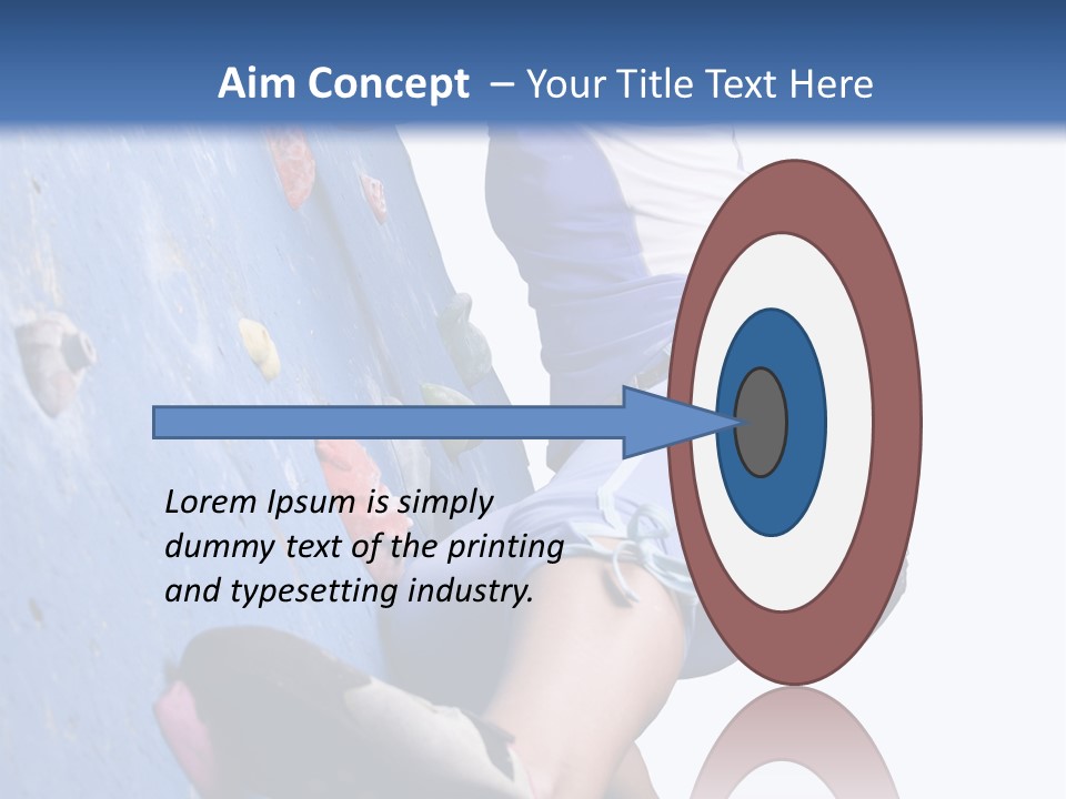 Rock Workout Rescue PowerPoint Template