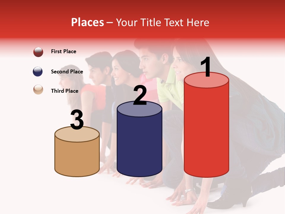 Young White Men PowerPoint Template