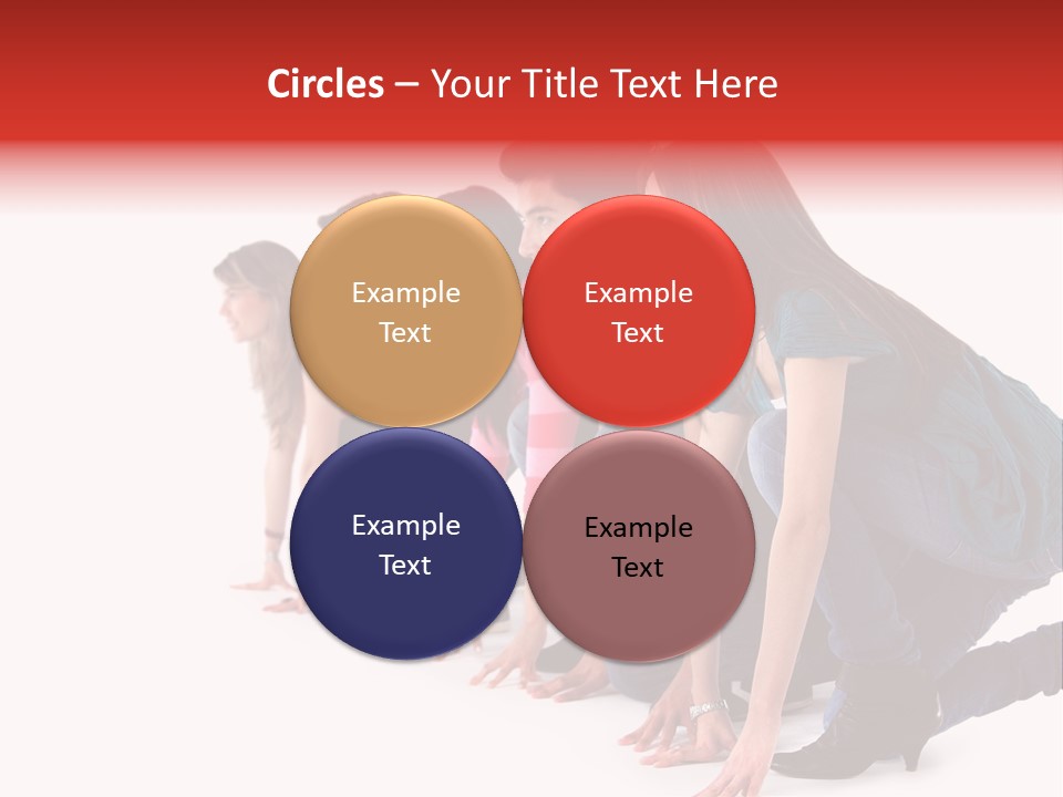 Young White Men PowerPoint Template