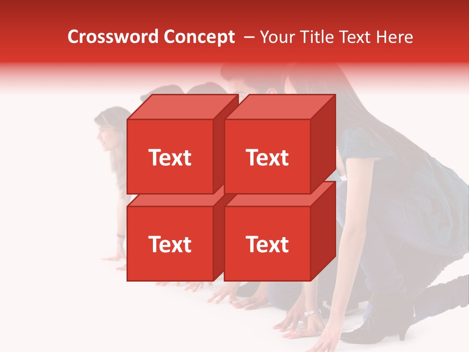 Young White Men PowerPoint Template