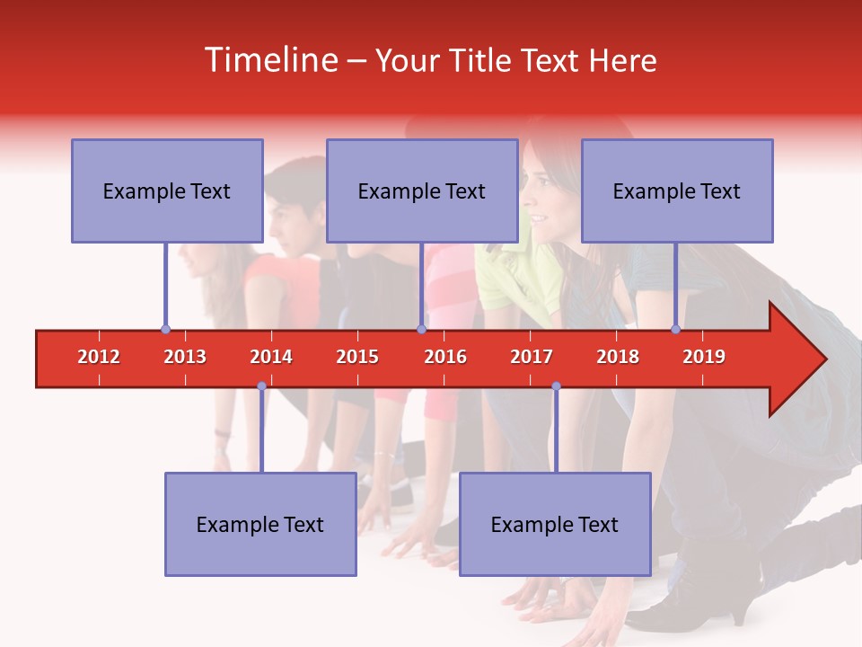 Young White Men PowerPoint Template
