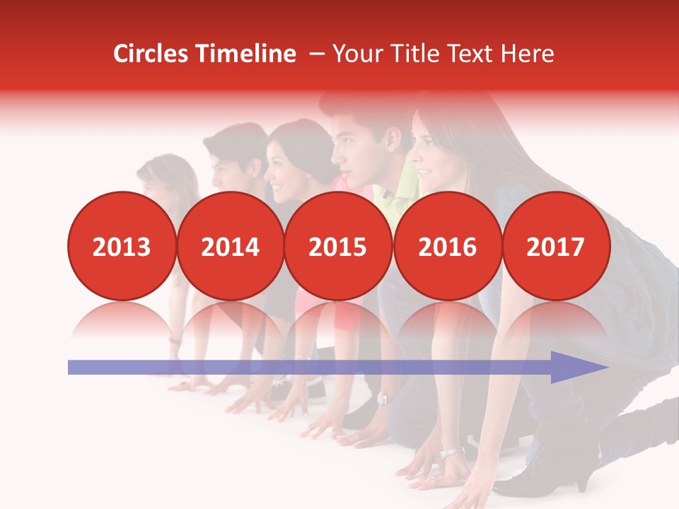 Young White Men PowerPoint Template