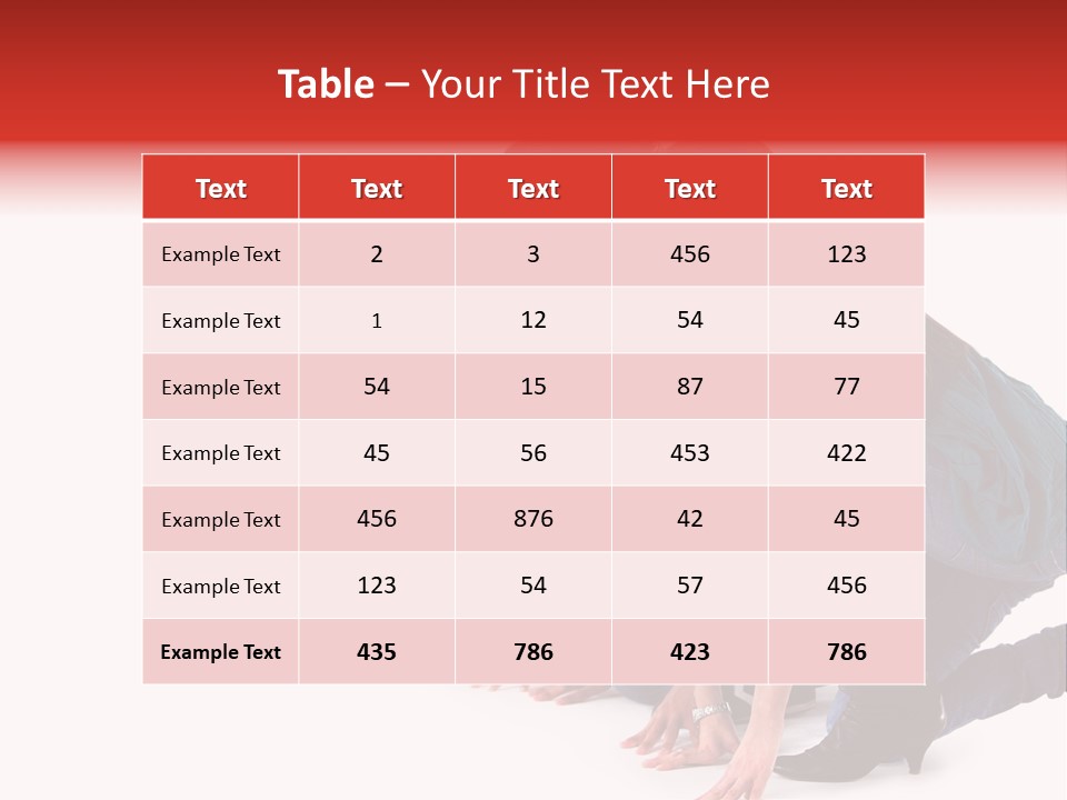 Young White Men PowerPoint Template