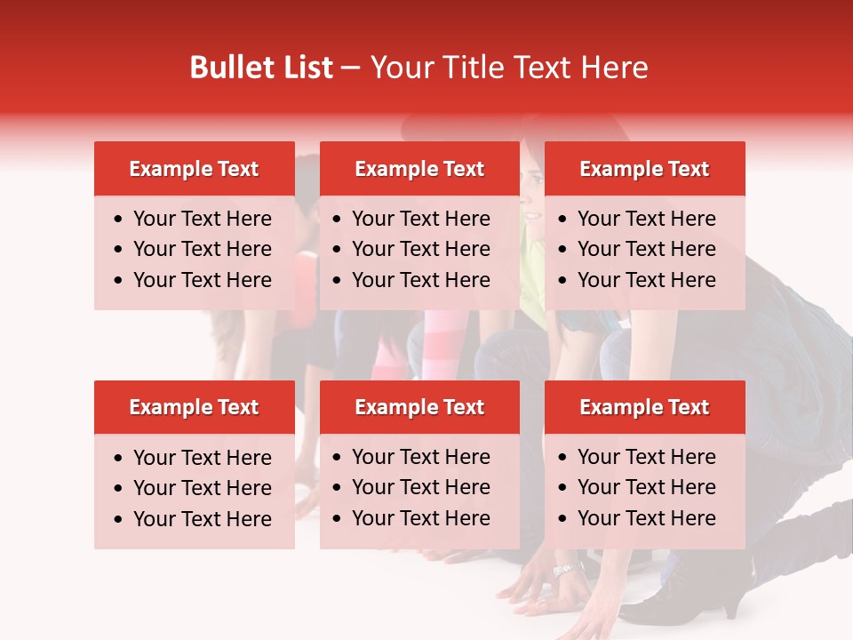 Young White Men PowerPoint Template