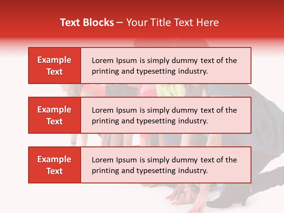 Young White Men PowerPoint Template