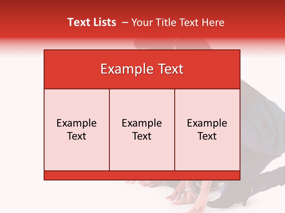 Young White Men PowerPoint Template