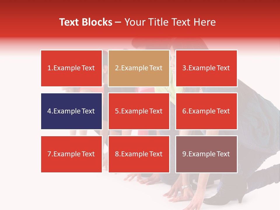 Young White Men PowerPoint Template