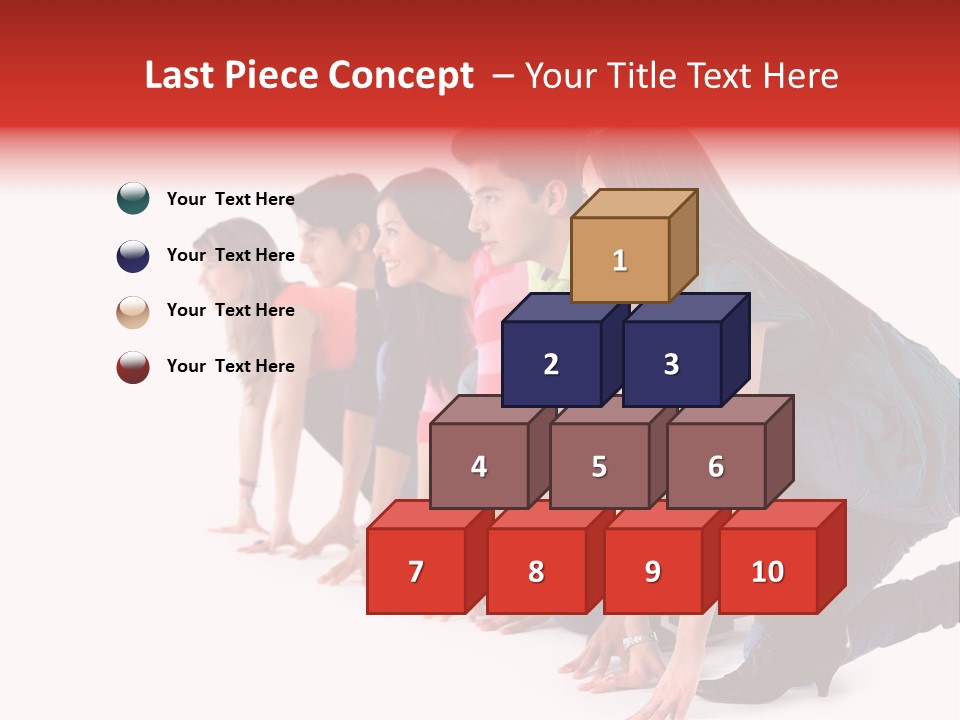 Young White Men PowerPoint Template