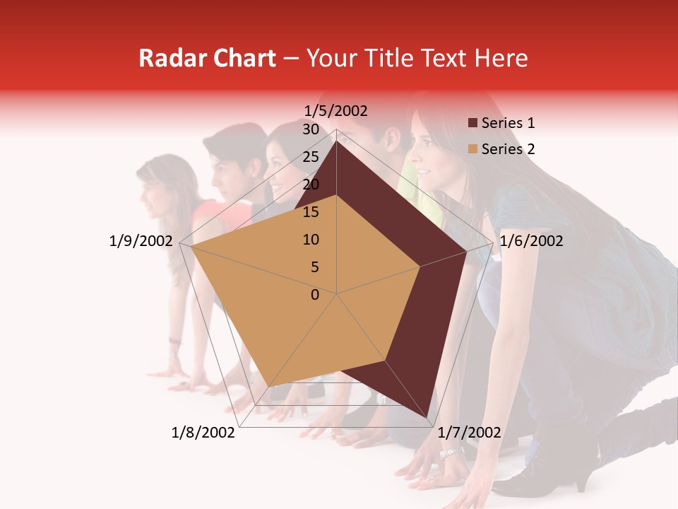 Young White Men PowerPoint Template