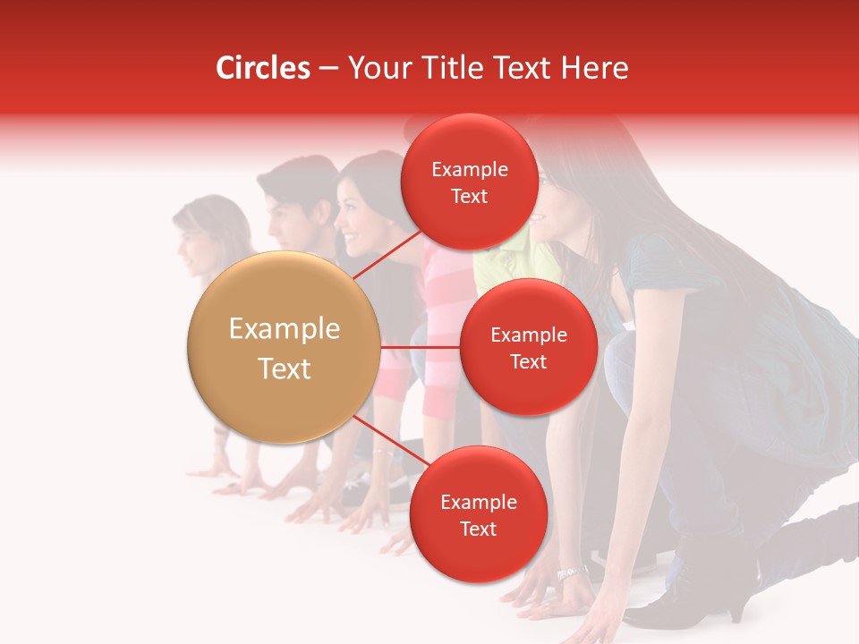 Young White Men PowerPoint Template