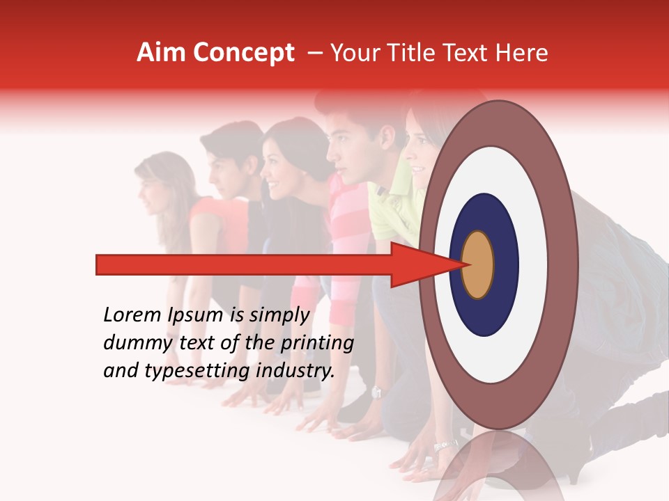 Young White Men PowerPoint Template