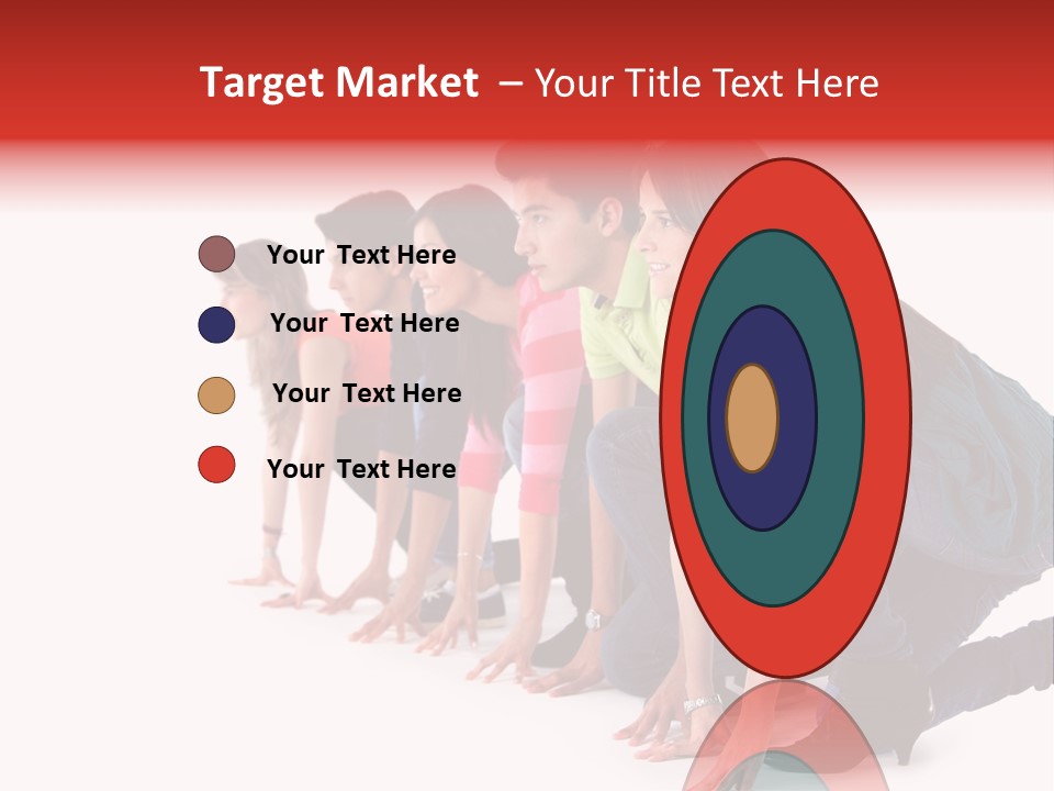 Young White Men PowerPoint Template