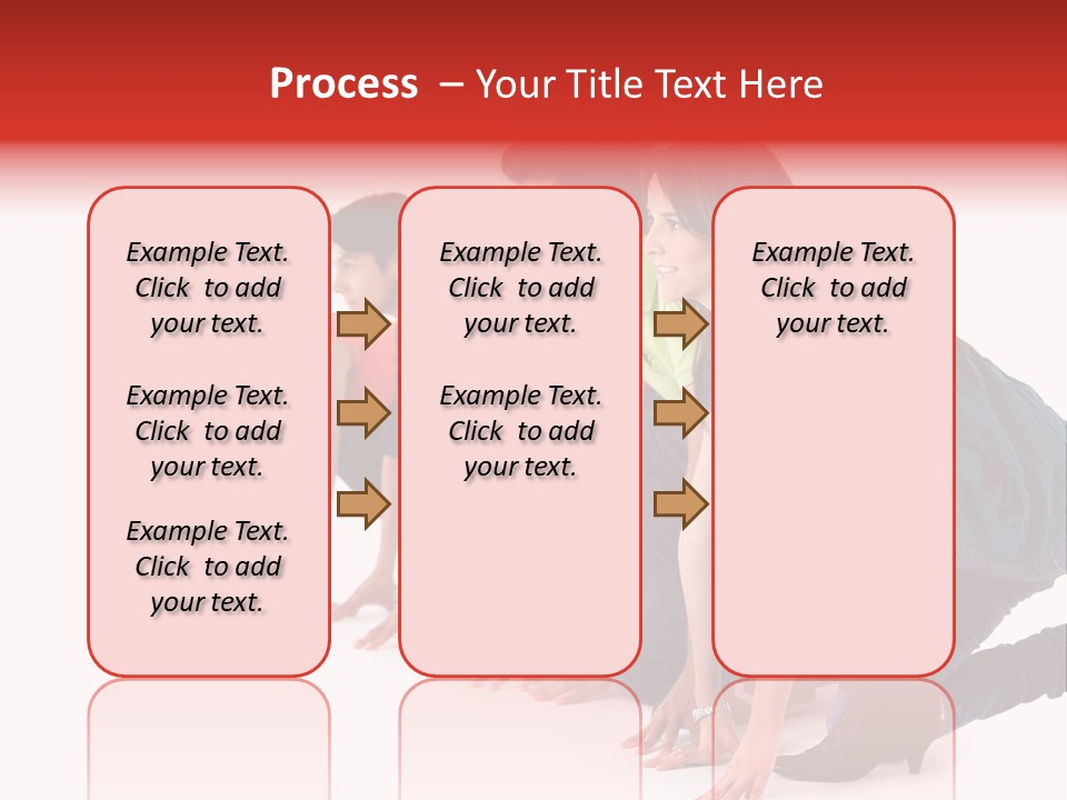 Young White Men PowerPoint Template