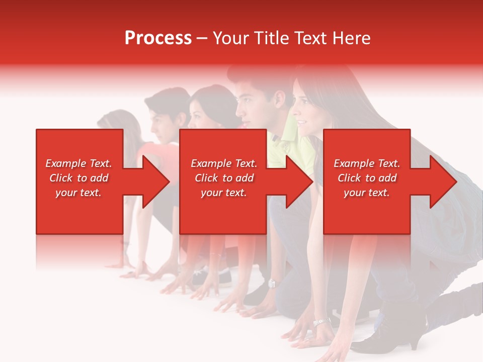 Young White Men PowerPoint Template