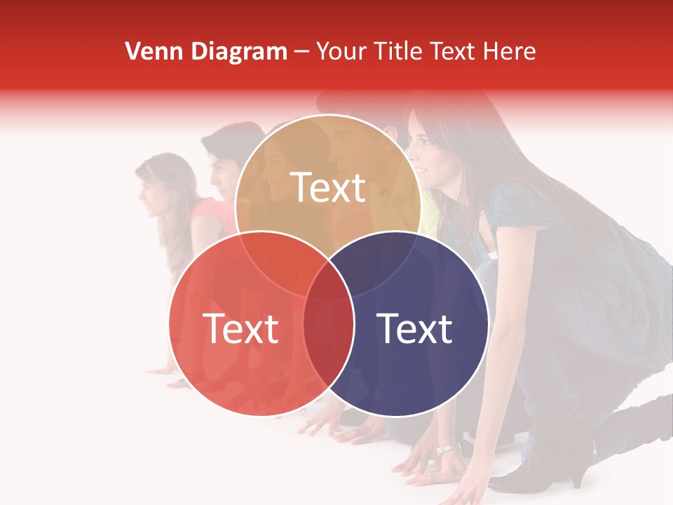 Young White Men PowerPoint Template