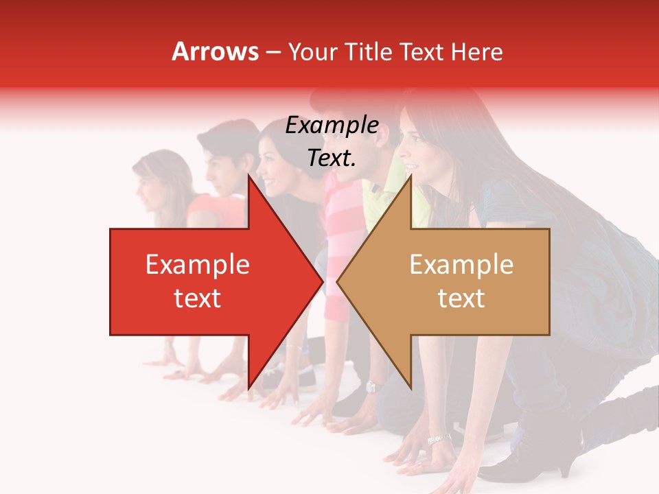 Young White Men PowerPoint Template