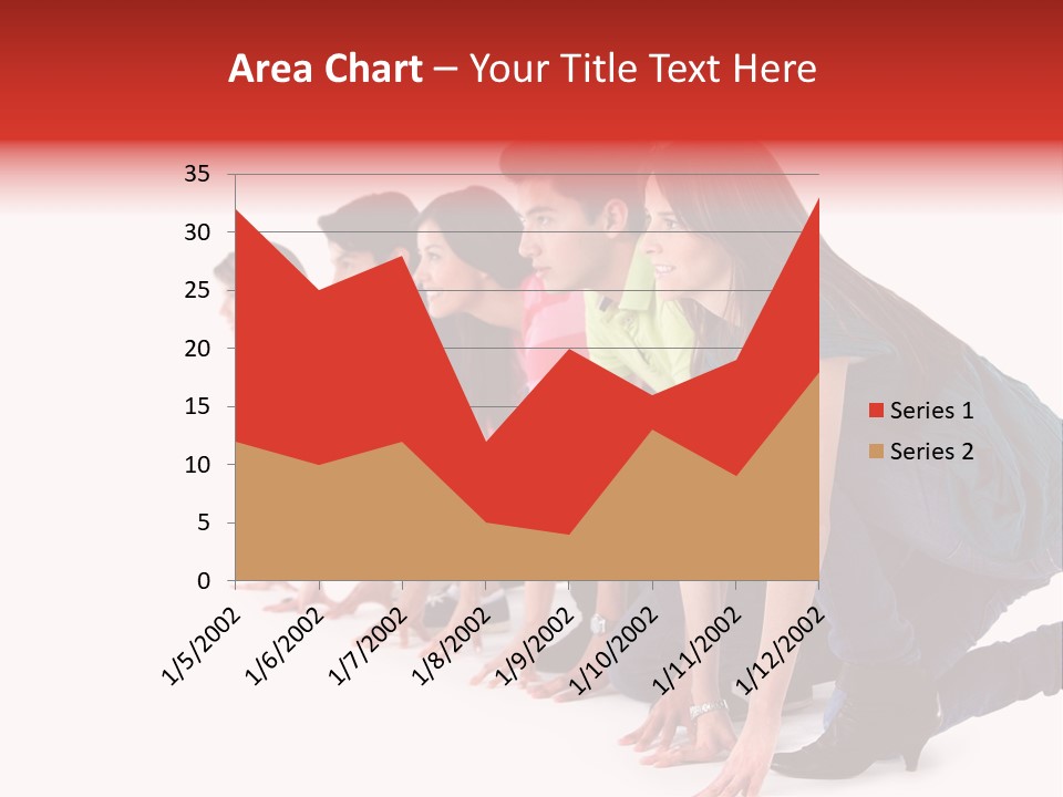 Young White Men PowerPoint Template