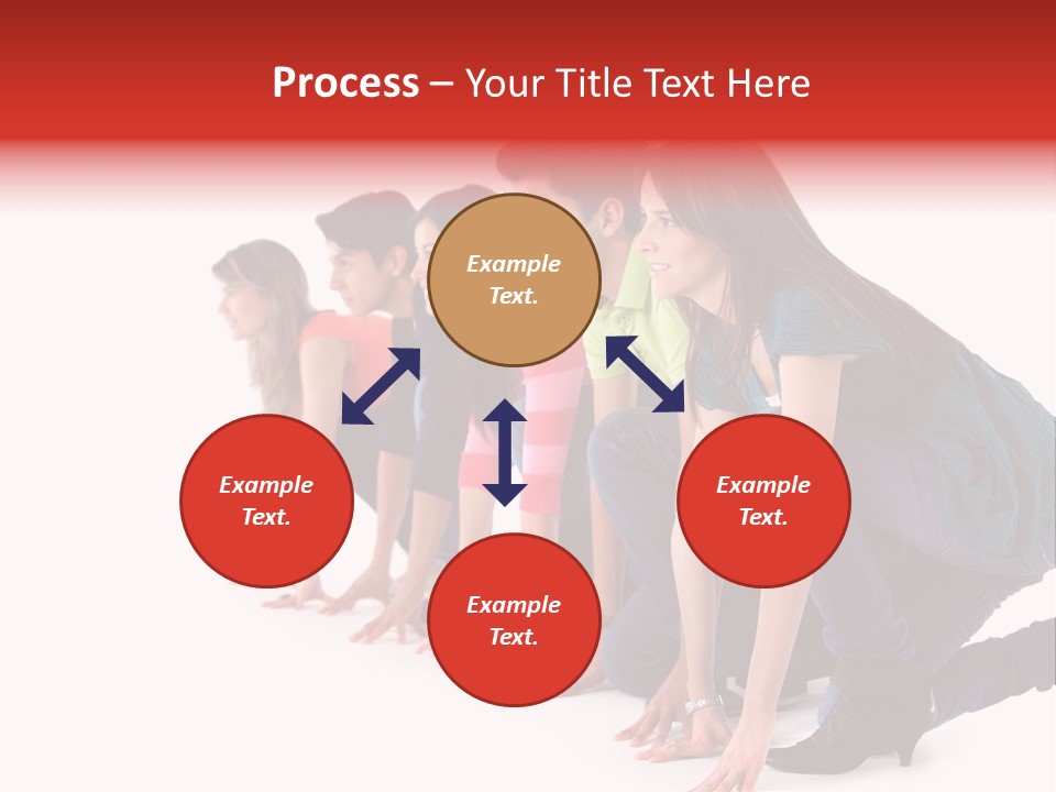 Young White Men PowerPoint Template