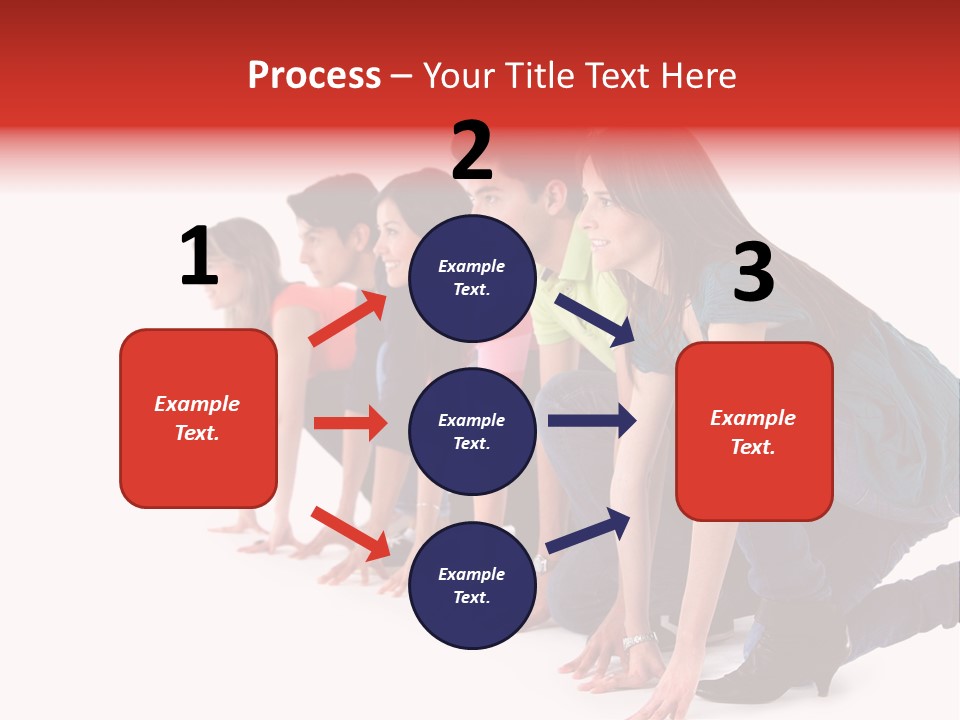 Young White Men PowerPoint Template