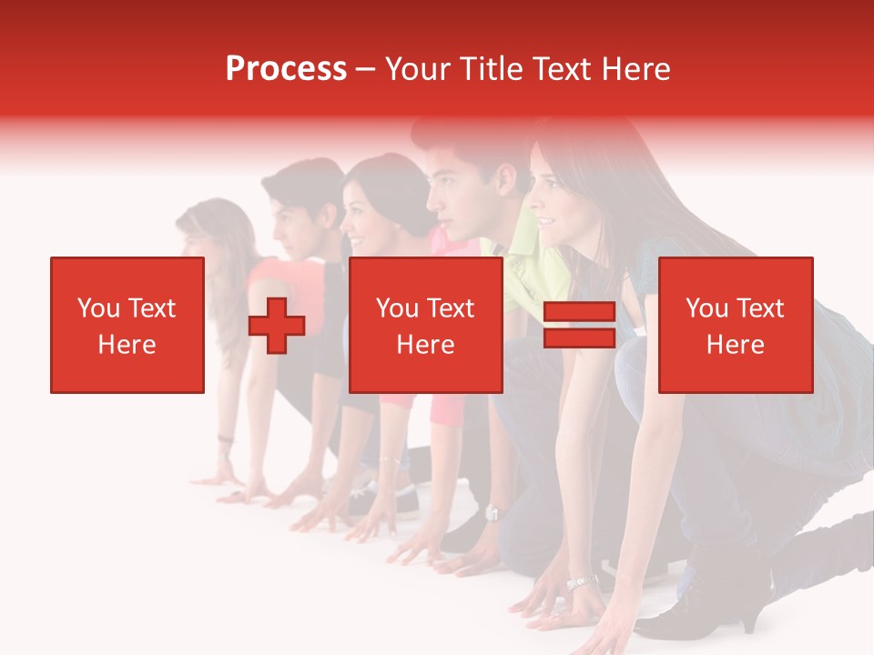 Young White Men PowerPoint Template