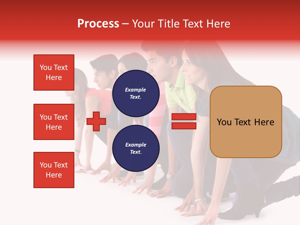 Young White Men PowerPoint Template