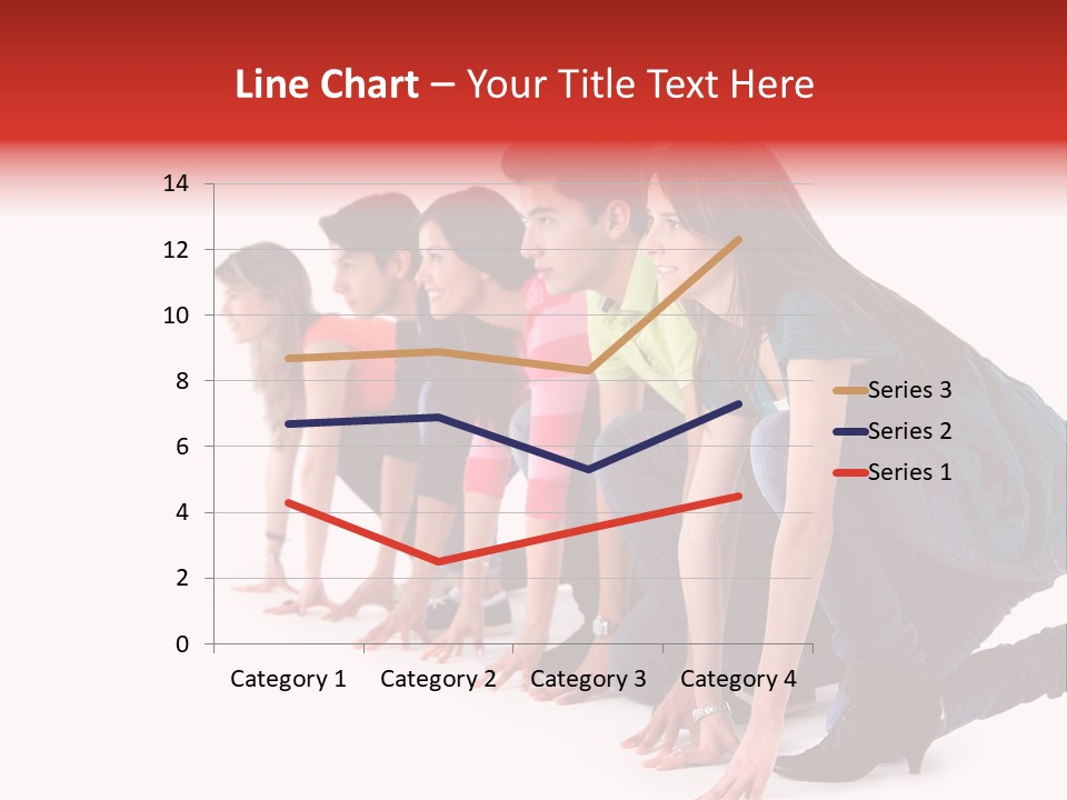 Young White Men PowerPoint Template