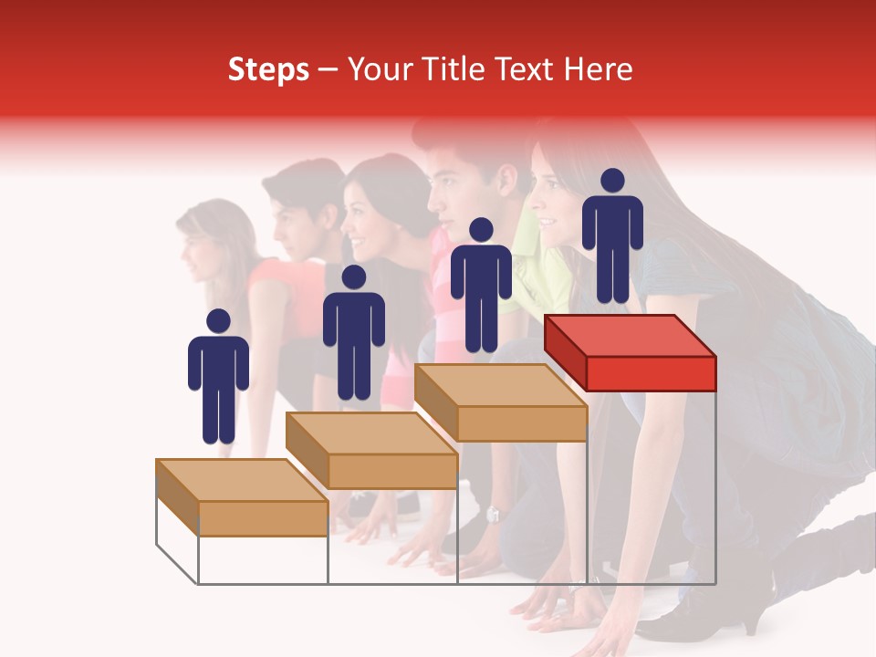 Young White Men PowerPoint Template