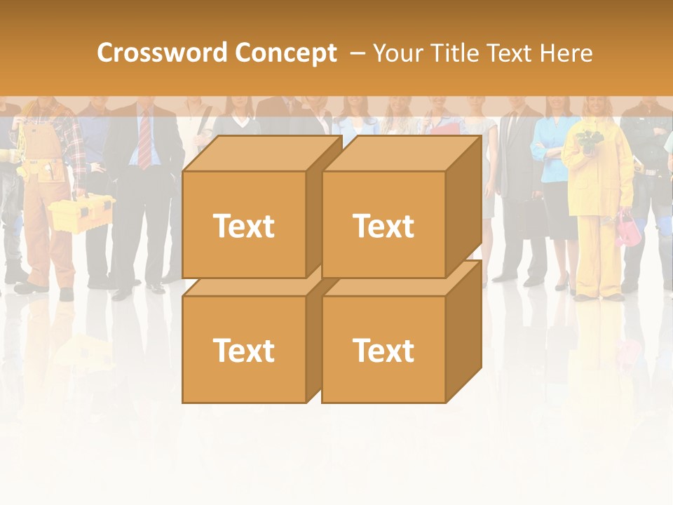A Group Of People Standing Next To Each Other PowerPoint Template