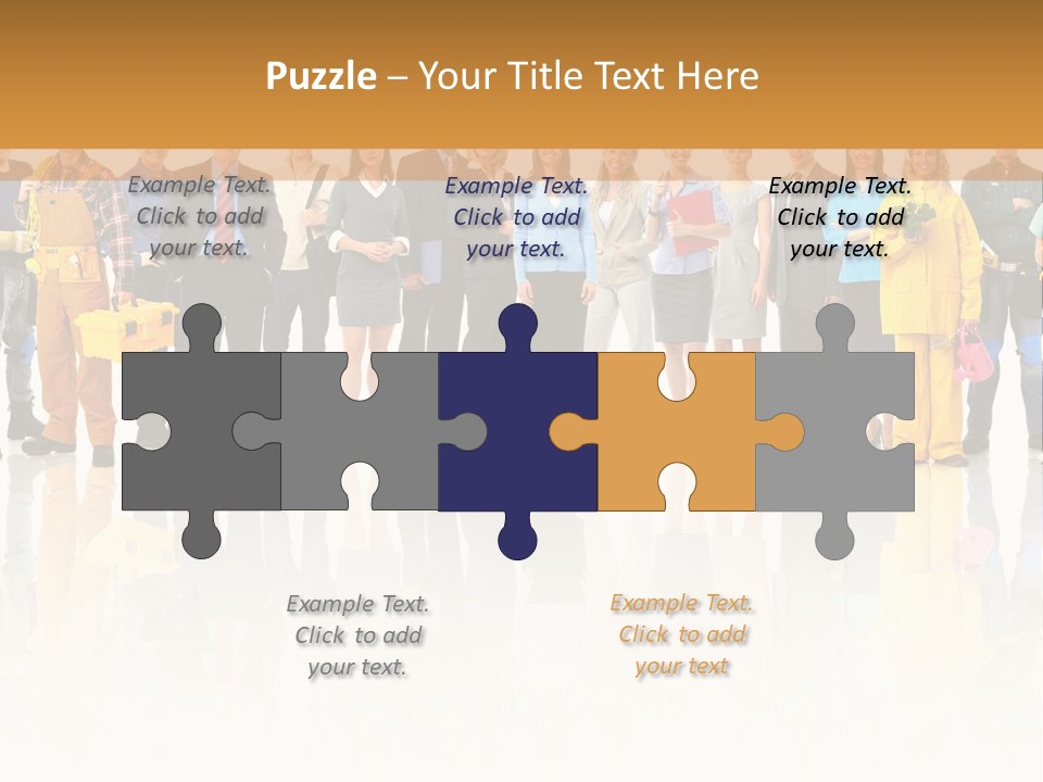 A Group Of People Standing Next To Each Other PowerPoint Template