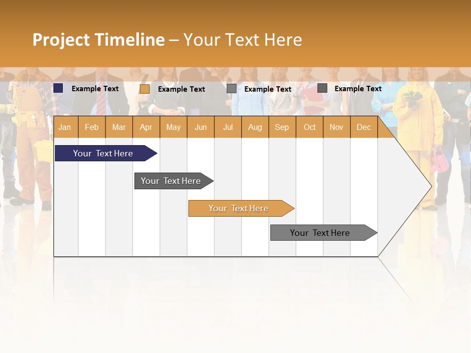 A Group Of People Standing Next To Each Other PowerPoint Template