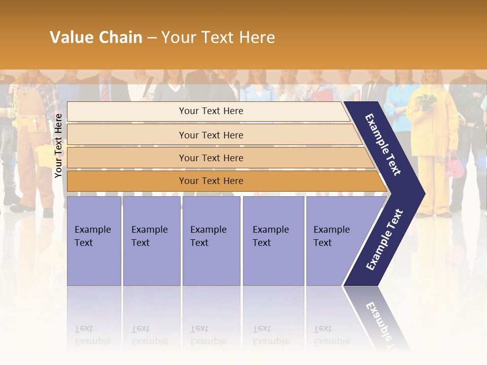 A Group Of People Standing Next To Each Other PowerPoint Template