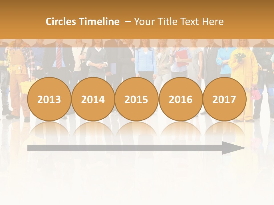 A Group Of People Standing Next To Each Other PowerPoint Template