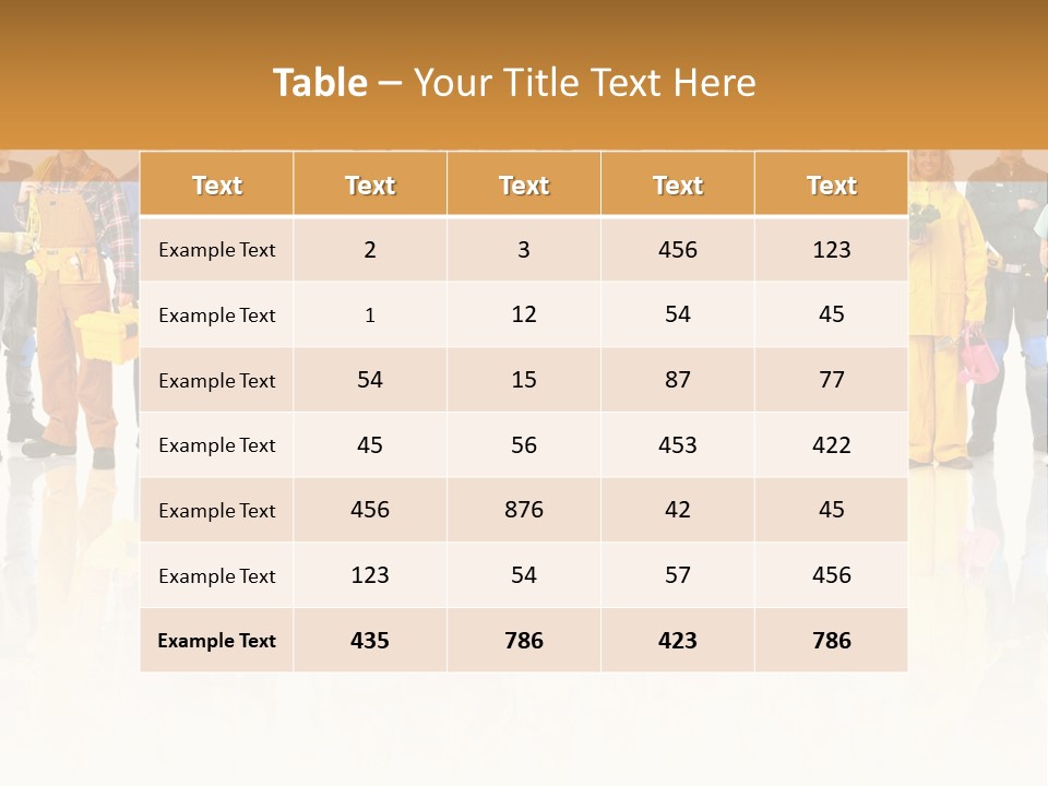 A Group Of People Standing Next To Each Other PowerPoint Template