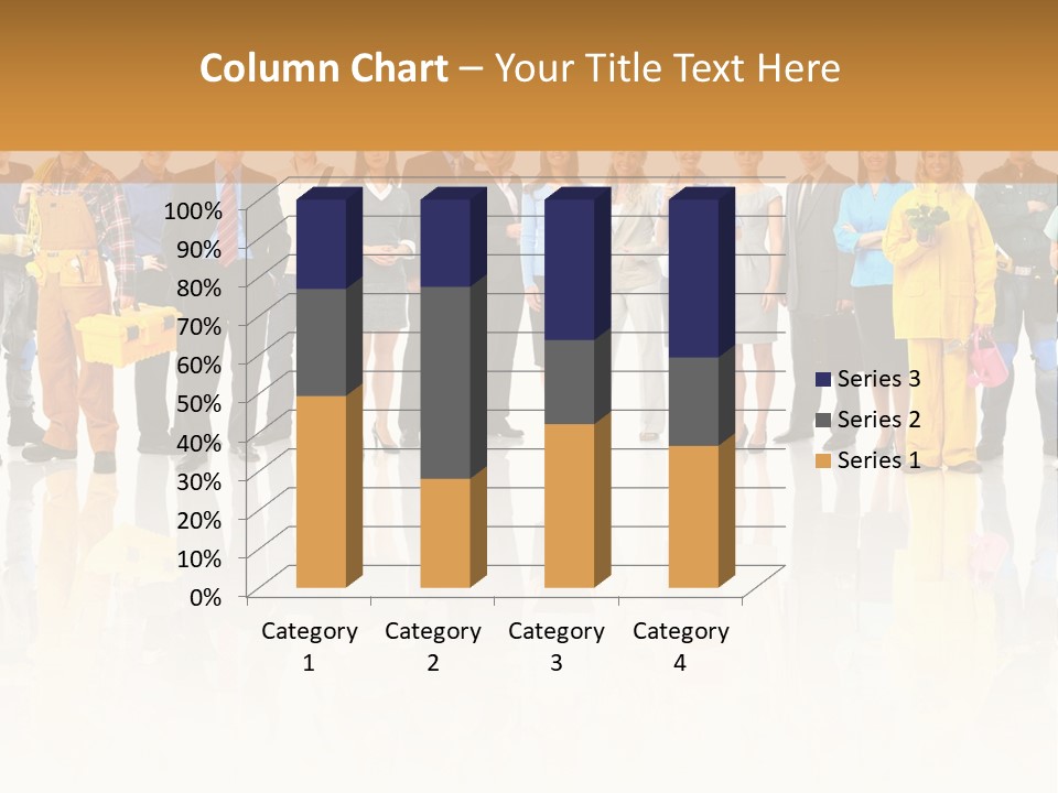 A Group Of People Standing Next To Each Other PowerPoint Template