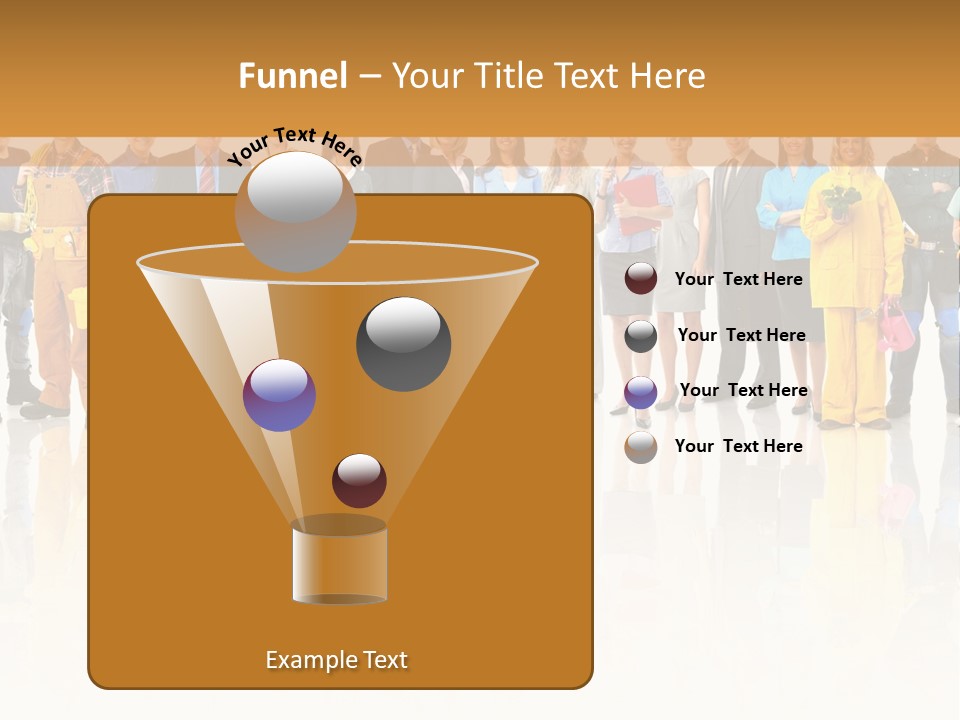 A Group Of People Standing Next To Each Other PowerPoint Template