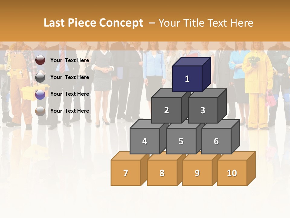 A Group Of People Standing Next To Each Other PowerPoint Template